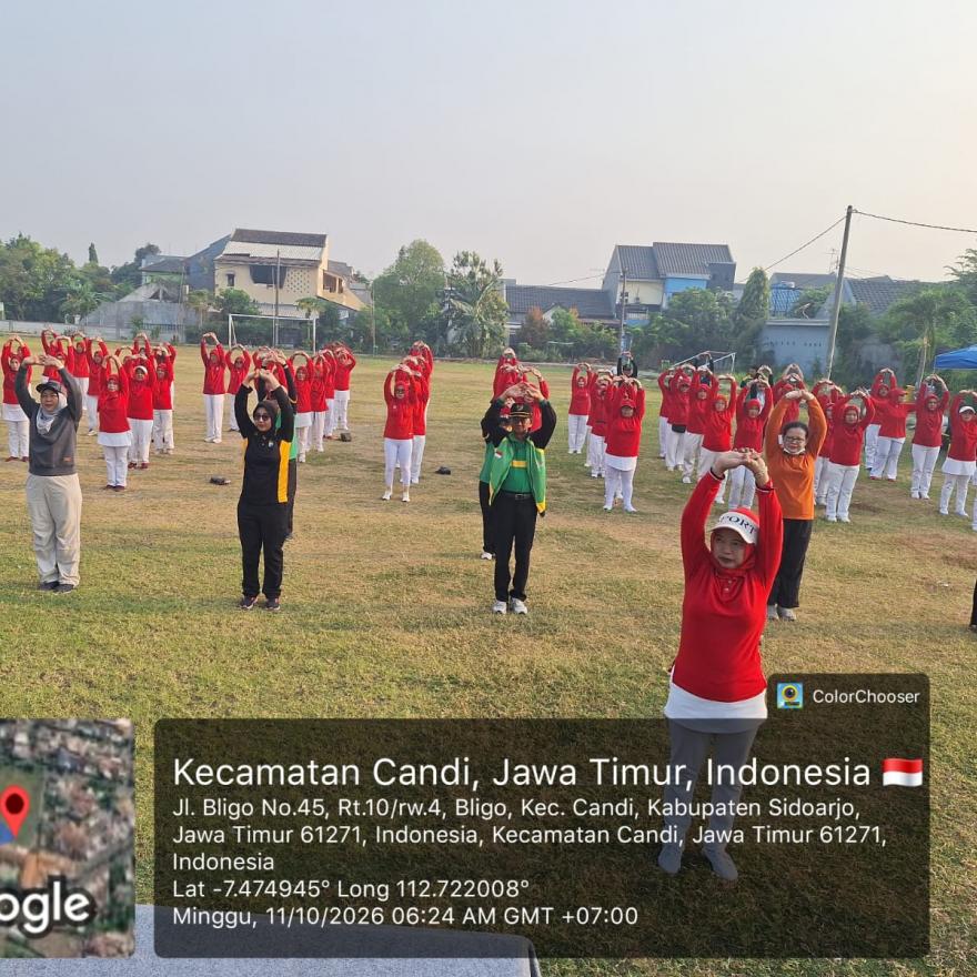 Pengukuhan Pengurus Kampung Olahraga Masyarakat (KOM) Se-Kecamatan Candi